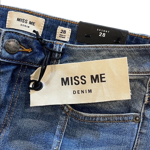 MISS ME DENIM skinny jeans NWT - Picture 8 of 12